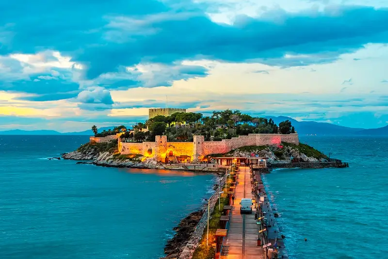 Visit Pigeon Island and Kusadasi Castle