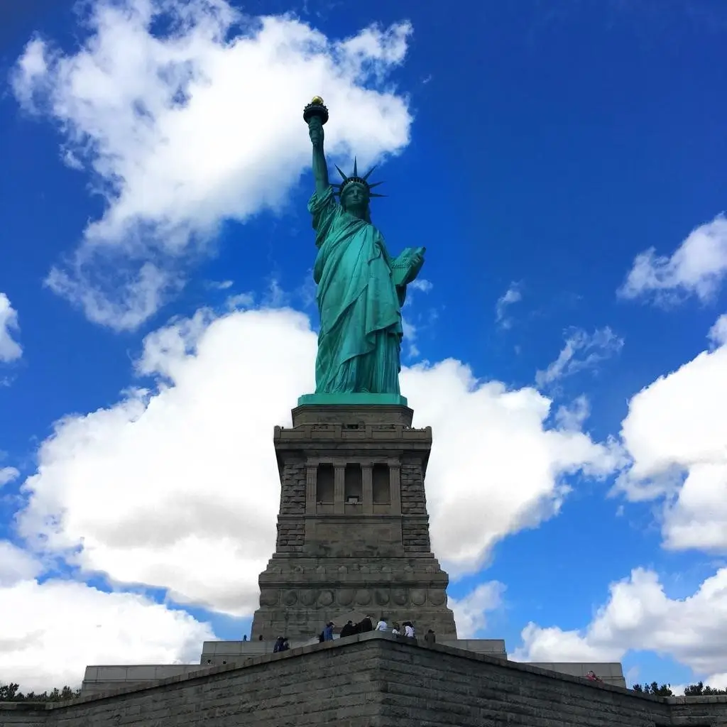 Lady Liberty in the Springtime