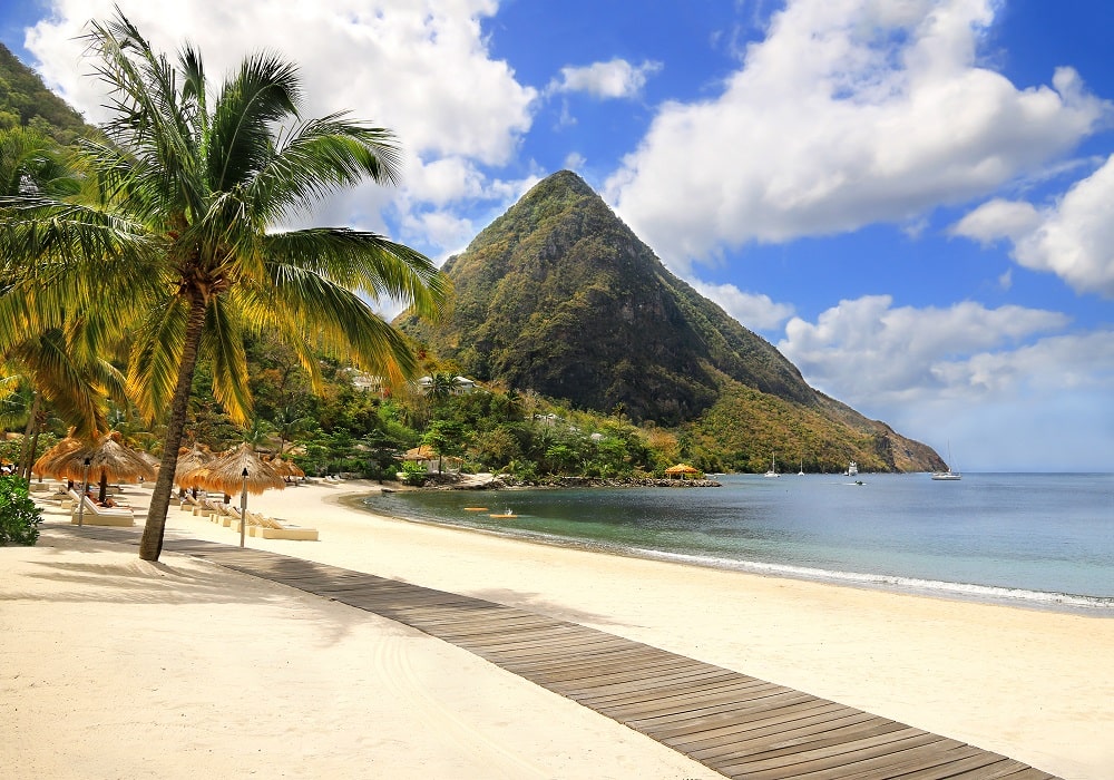St Lucia in the Caribbean
