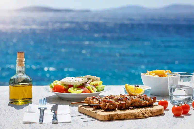 Food and drink in Santorini