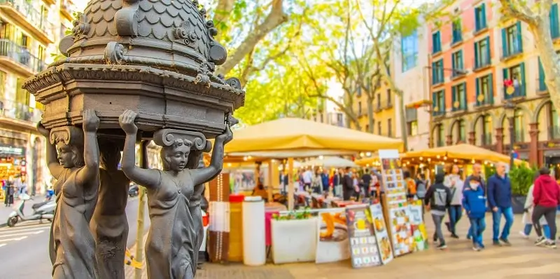 DISCOVER THE HEART AND SOUL OF BARCELONA ON THE ICONIC LA RAMBLA!