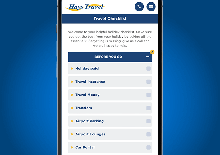 Hays Travel | App download - Hays Travel